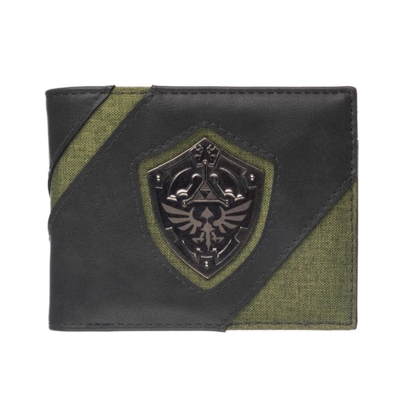 Zelda Shield Bi-Fold Wallet - Picture 1 of 4